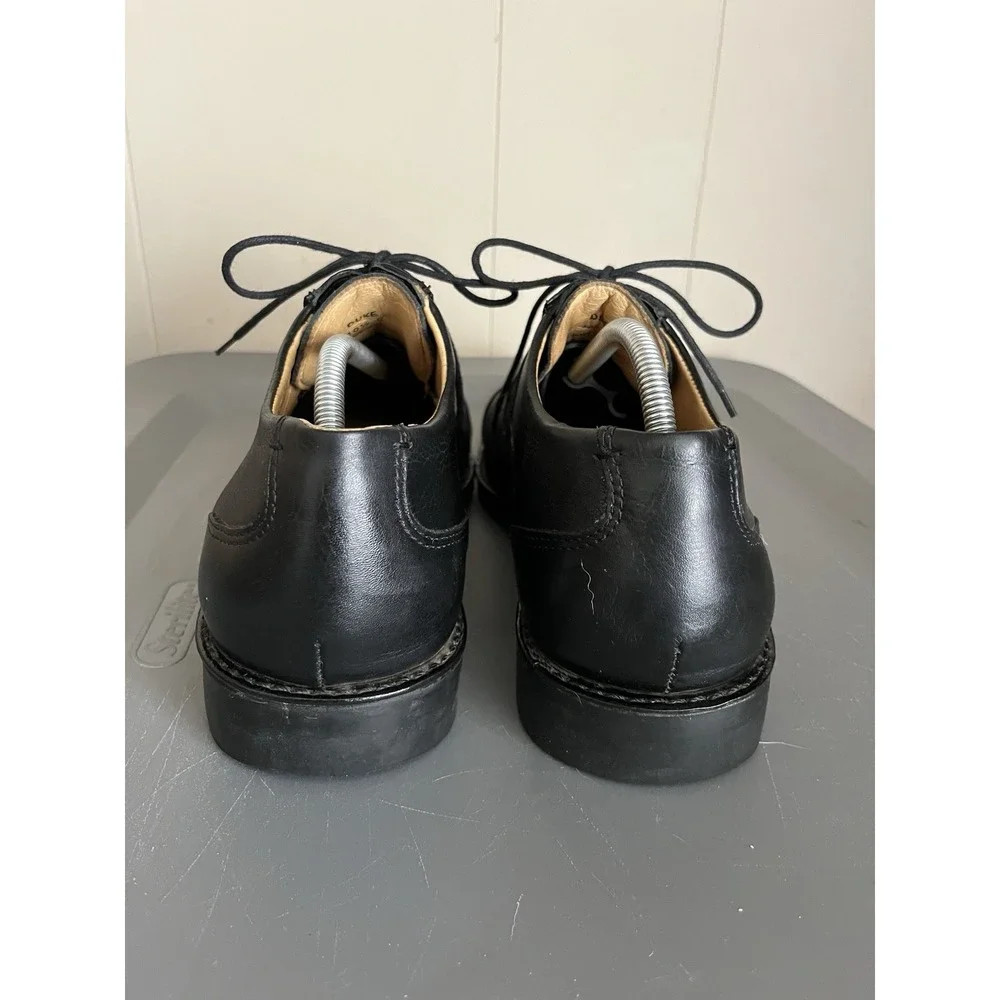 Studio Belvedere Black Leather Dress Shoes‎ Men's Size 10.5 D Duke Oxford
